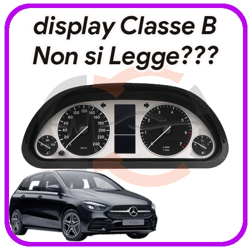 Quadro strumenti Classe sostituzione display B W245 Quadro strumenti Classe sostituzione display B W245